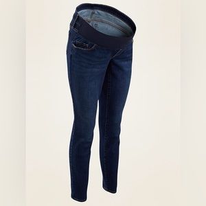 Old Navy Maternity Skinny Dark Wash Jeans Size 0P petite short